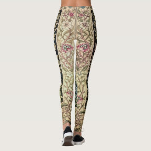Schöne Designs und Kreationen von Willam Morris, V Leggings