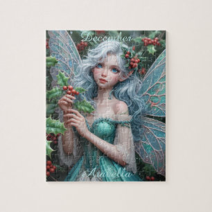Schöne Dezember Fairy in Holly