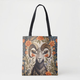 Schöne Dickhornschaf William Morris Inspiriert Tasche