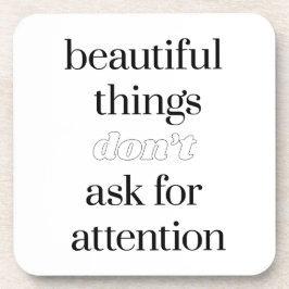 Schöne Dinge harter Kunststoff-Untersetzer Getränkeuntersetzer