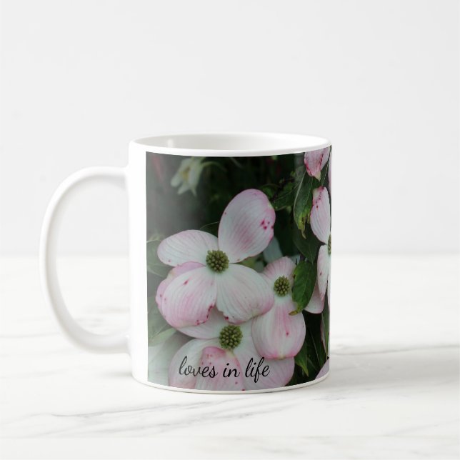 Schöne Dogwood-Blume Tasse (Links)