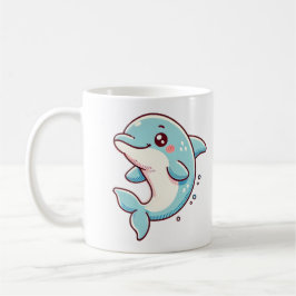 Schöne Dolphin mit Meeresblick Kaffeetasse