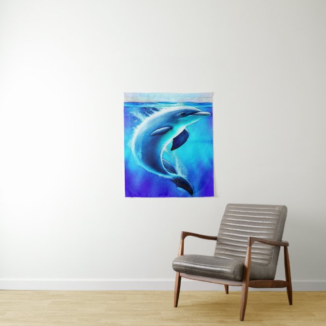 Schöne Dolphin Wandteppich (Beispiel)