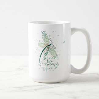 Schöne Drachenfliege - Sie machen das Leben zu ein Kaffeetasse