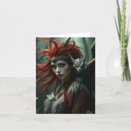 Schöne Drachenkarte Feiertagskarte