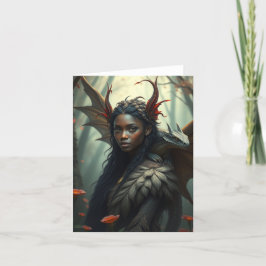 Schöne Drachenkarte Feiertagskarte