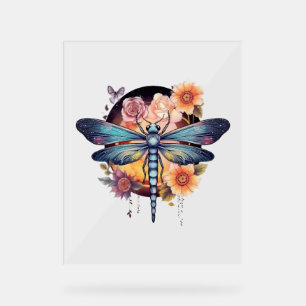 Schöne Dragonfly Acrylschild