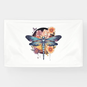Schöne Dragonfly Banner