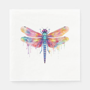Schöne Dragonfly Kiss Heaven Insecke Lover Serviette