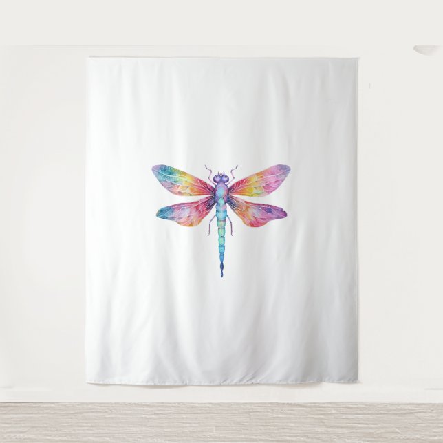 Schöne Dragonfly Kiss Heaven Insecke Lover Wandteppich (Vorderseite)
