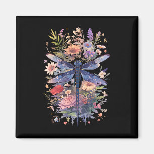 Schöne Dragonfly Kunst, Dichtung und Musik Magnet