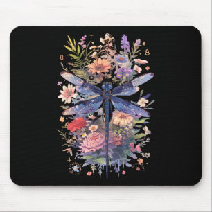 Schöne Dragonfly Kunst, Dichtung und Musik Mousepad
