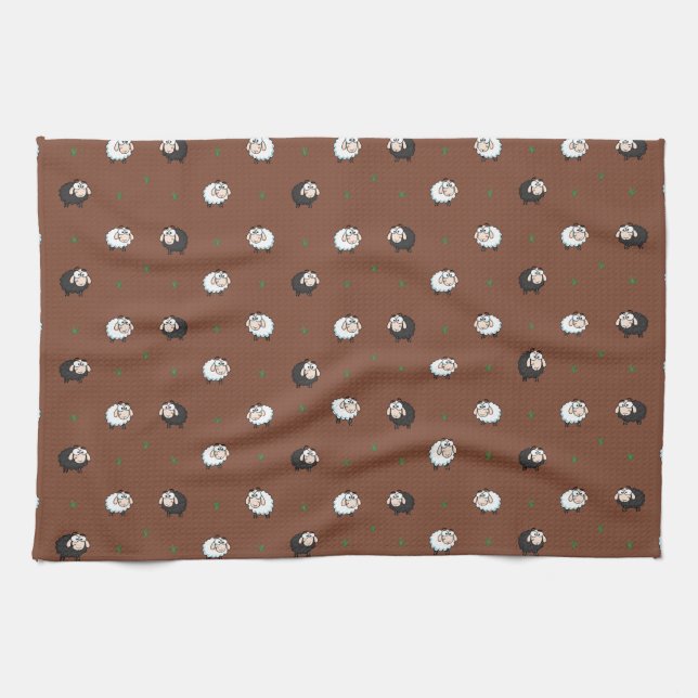 Schöne, dunkle Musterversion Küchentuch (Horizontal)