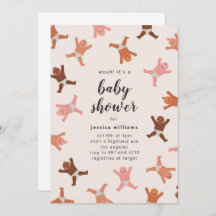 Schöne Dusche des Babys Geschlecht neutral