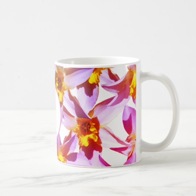 Schöne düstere Blüten Klassische Tasse (Rechts)