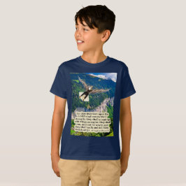 Schöne Eagle-Schrift Isaiah 40:31 T-Shirt
