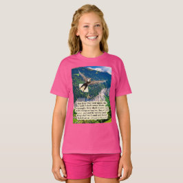 Schöne Eagle-Schrift Isaiah 40:31 T-Shirt