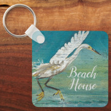 Schöne Egret Coastal Bird Art
