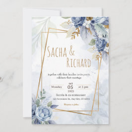 Schöne, einfache Einladungen für Hochzeiten.