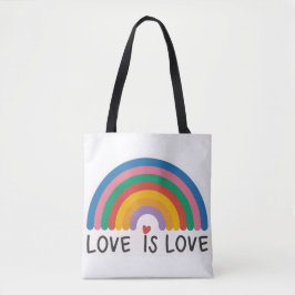 Schöne, einfache minimale Liebe ist Liebe Stolz Tasche