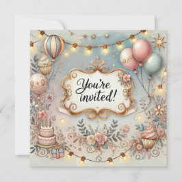 Schöne Einladung Geburtstagsfeier