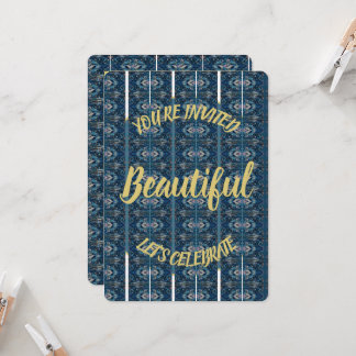 Schöne Einladung - ZUNEHMEN