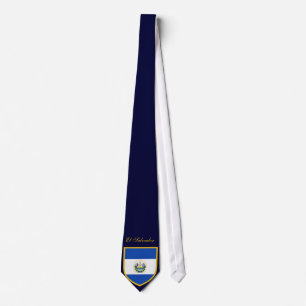 Schöne El Salvador Flagge Krawatte