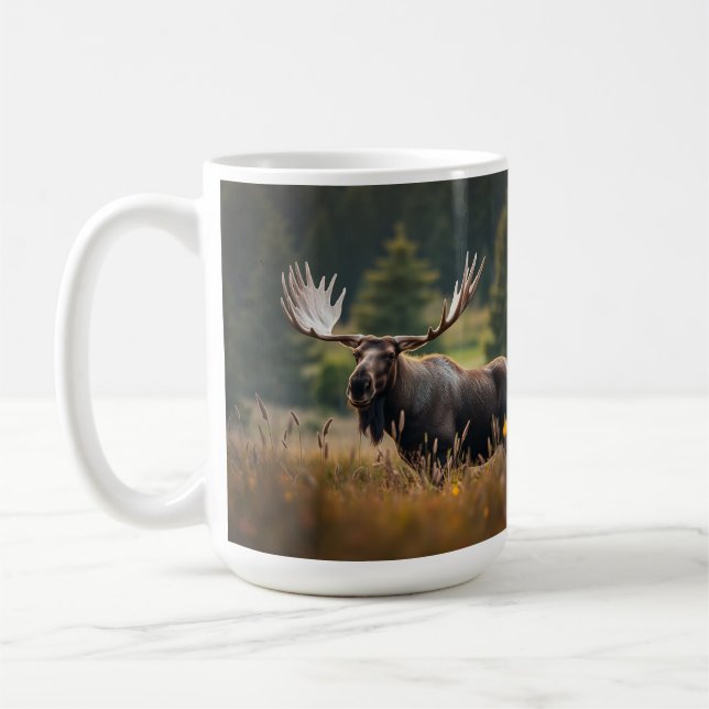 Schöne Elch-Tasse Kaffeetasse (Links)