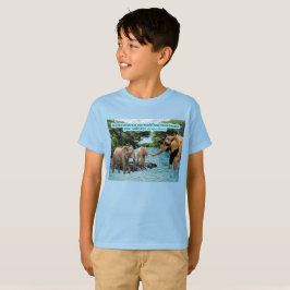 Schöne Elefantenschrift Luke 6:31 T-Shirt