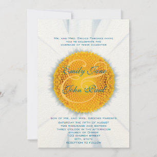 Schöne Elegant Daisy Wedding Einladung