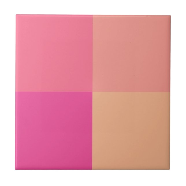 Schöne elegante, farbenfrohe geometrische Kombinat Fliese (Vorderseite)