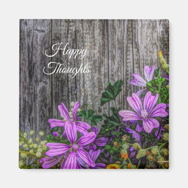 Schöne Elegante Frische Blume Magnet (Vorne)