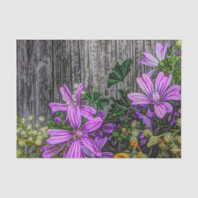 Schöne Elegante Frische Blume Seidenpapier (Vorderseite)