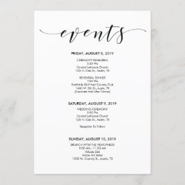 Schöne elegante Hochzeitstil-/ Reisekarte Einladung