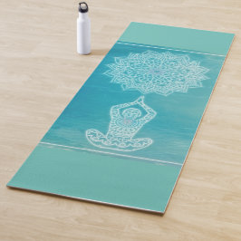 Schöne elegante Mandala Yogamatte