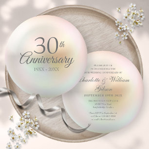 Schöne elegante Perle 30. Hochzeitstag