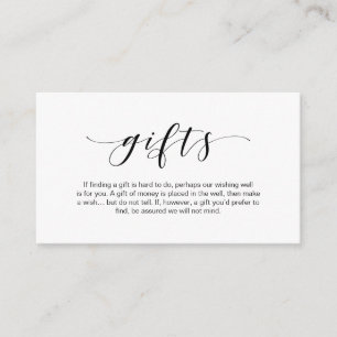 Schöne, elegante, schwarze Schriftart, Ein Hinweis Begleitkarte