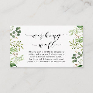 Schöne, elegante Vegetation, gute Hochzeit Begleitkarte