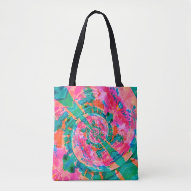 schöne emotionale farbige Illustra Tasche (Vorderseite)