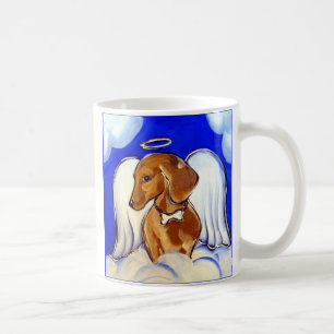 "Schöne Engel-Dachshund-Tassen" Kaffeetasse