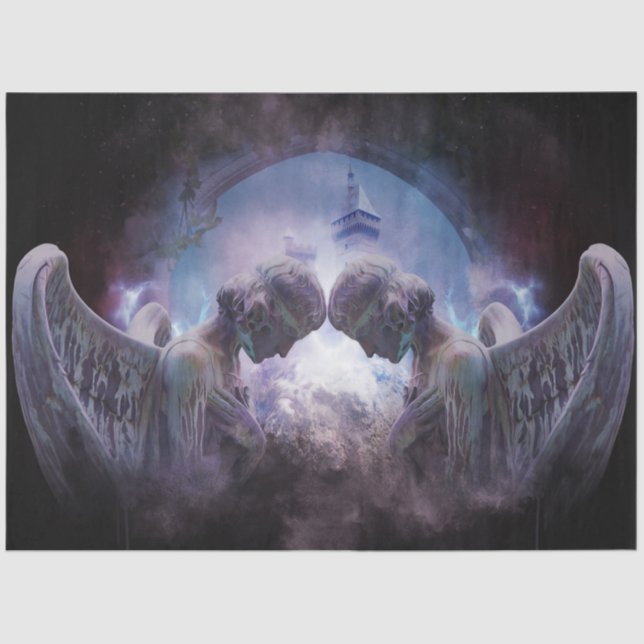 Schöne Engel Decoupage  Seidenpapier (Vorderseite)