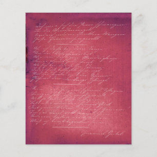 Schöne Ephemera-Schreibpapier