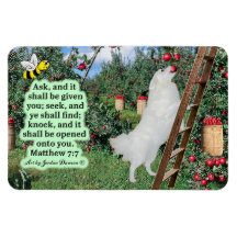 Schöne Eskie und Orchard-Schrift Matthew 7:7