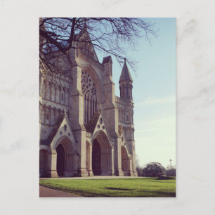 Schöne europäische Kathedrale Postkarte