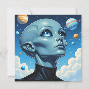 Schöne Extraterrestrische Alien