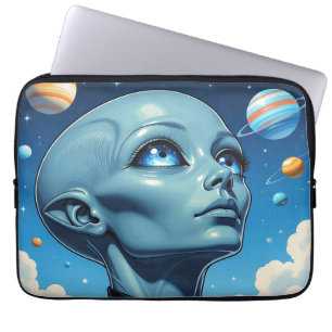 Schöne Extraterrestrische Alien Laptopschutzhülle
