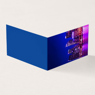 schöne Faltkarte Visitenkarten