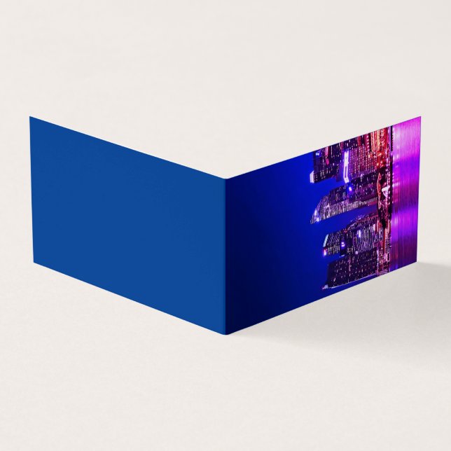 schöne Faltkarte Visitenkarten (Vorderseite)