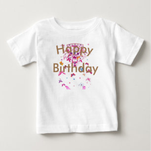Schöne fantastische feminine Gestaltung Alles Gute Baby T-shirt