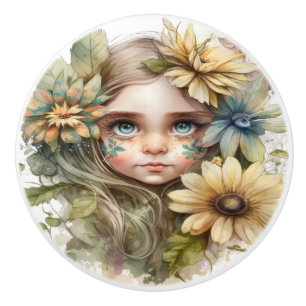 Schöne Fantasy Fantastic Fairies Serie Keramikknauf